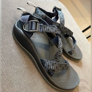 Blue/Black Chacos